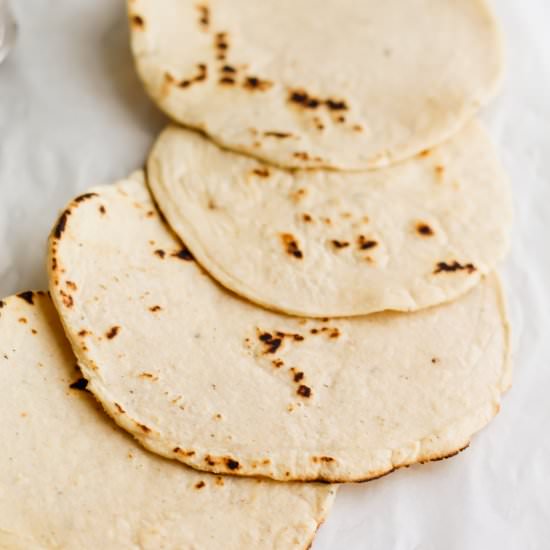 Easy Homemade Corn Tortillas