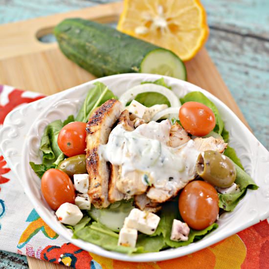 LOW CARB GREEK CHICKEN BOWL