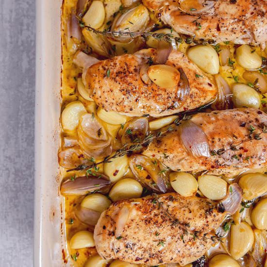 Garlic Roasted Chicken