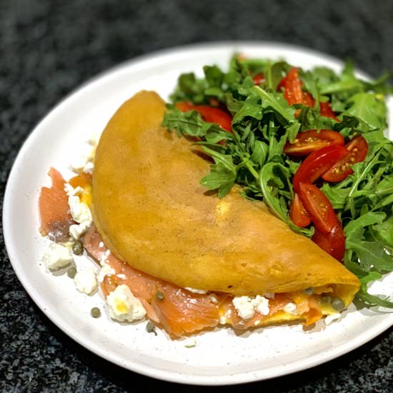 Smoked Salmon Omelette
