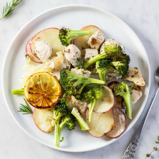 Lemon Herb Chicken Sheet Pan