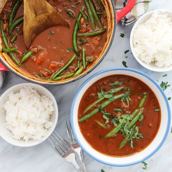 Beef Curry Stew with Coconut Milk
