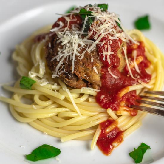 Eggplants Polpette – Meatless Meatball