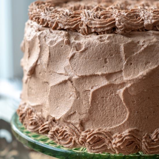 Chocolate Whipped Cream Frosting