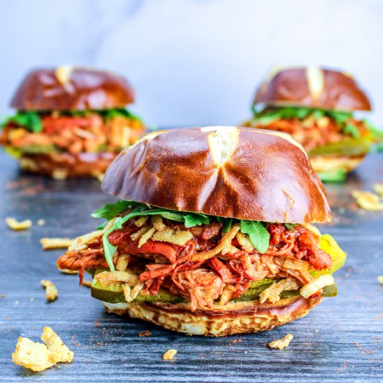 Instant Pot Chicken Tikka Sliders