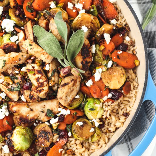 Weeknight Chicken, Veggie and Rice