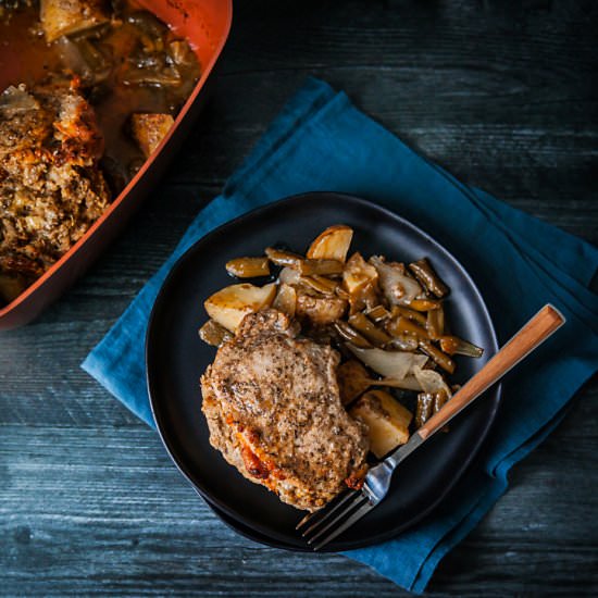 Stuffed Ranch Pork Chops