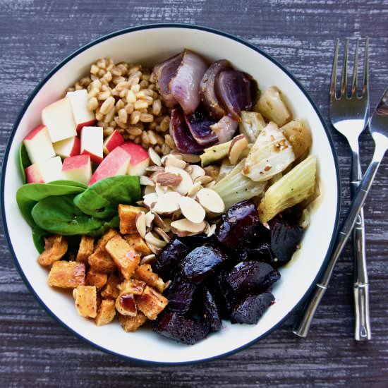 Winter Vegetable Buddha Bowl