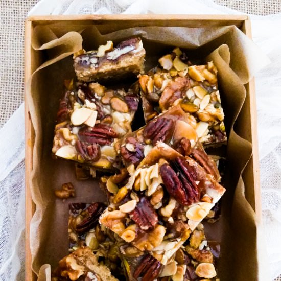 Baklava Shortbread Squares