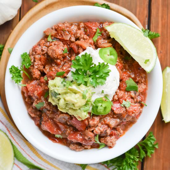 Paleo Chili