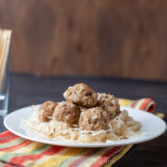 Good Luck Pork & Sauerkraut Balls