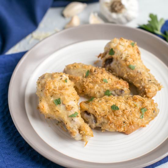 Parmesan Chicken Wings