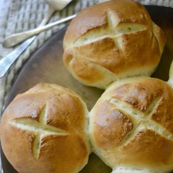 Homemade Kaiser Rolls