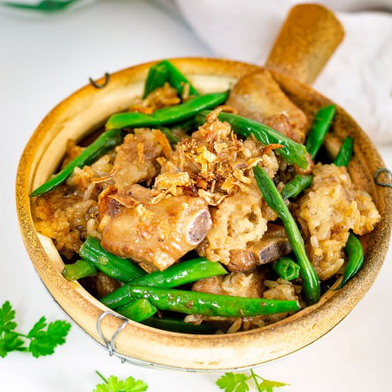 Pork Ribs & Green Bean Rice Pot