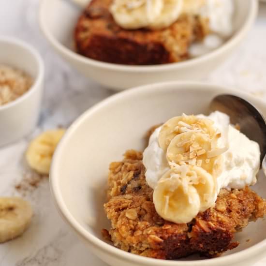 Banana&Coconut Cream Pie Oatmeal