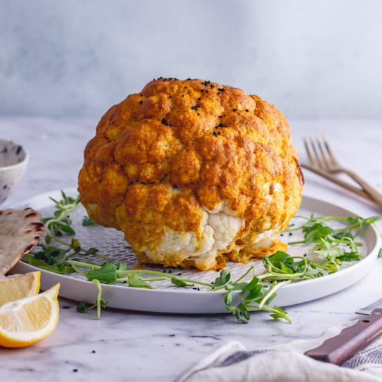 Whole Roasted Cauliflower