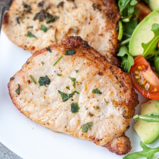 Air fryer pork chops