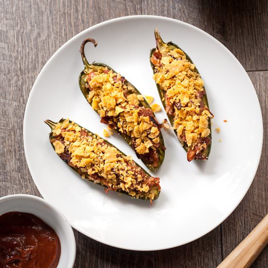 BBQ Pulled Jackfruit Poppers