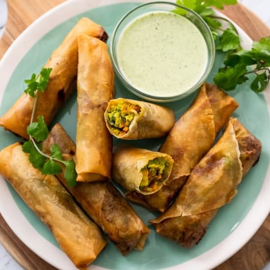 avocado egg rolls