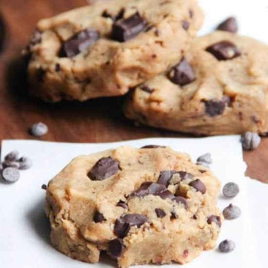 Vegan chocolate chip cookies