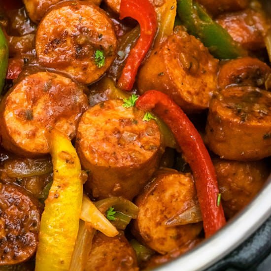 Instant Pot Sausage and Peppers