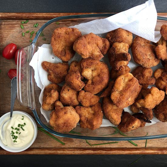 Fried Cauliflower Florets
