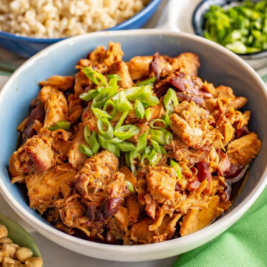 Slow cooker honey garlic chicken