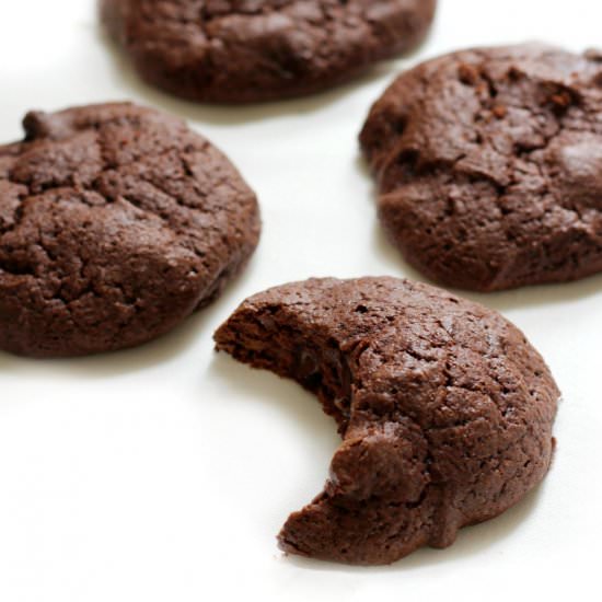 GF/V Double Chocolate Chunk Cookies