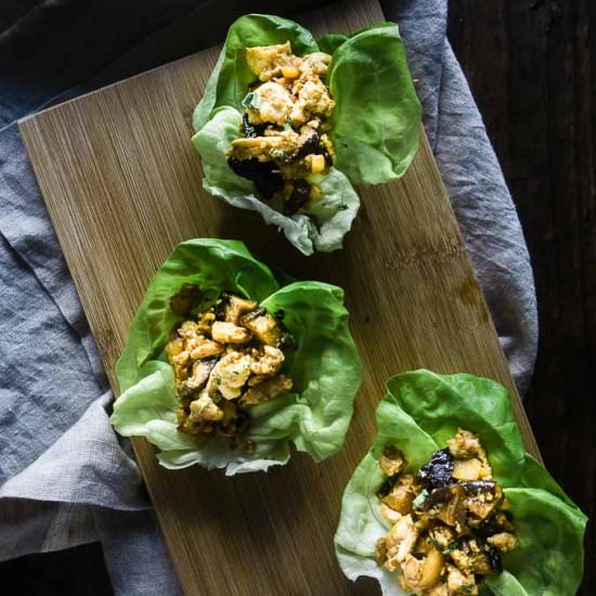 Healthy Chicken Lettuce Wraps