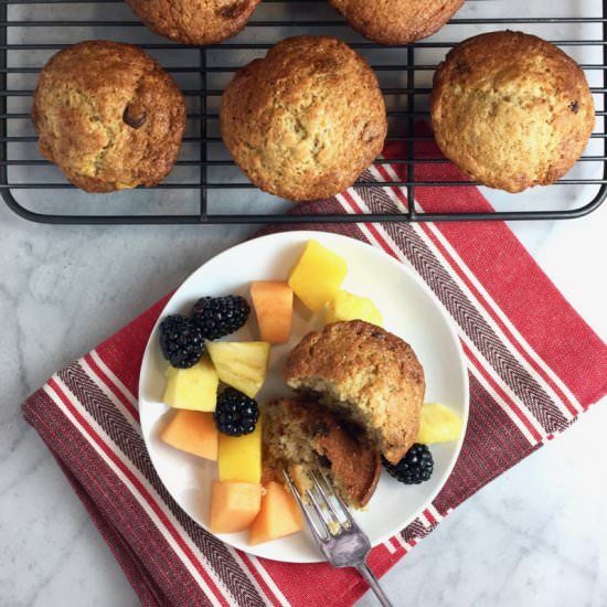 Banana-Chocolate Chip Muffins