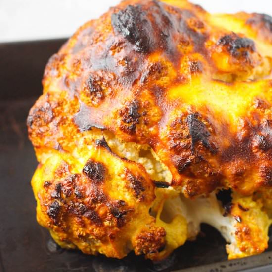 Keto Spicy Roasted Cauliflower