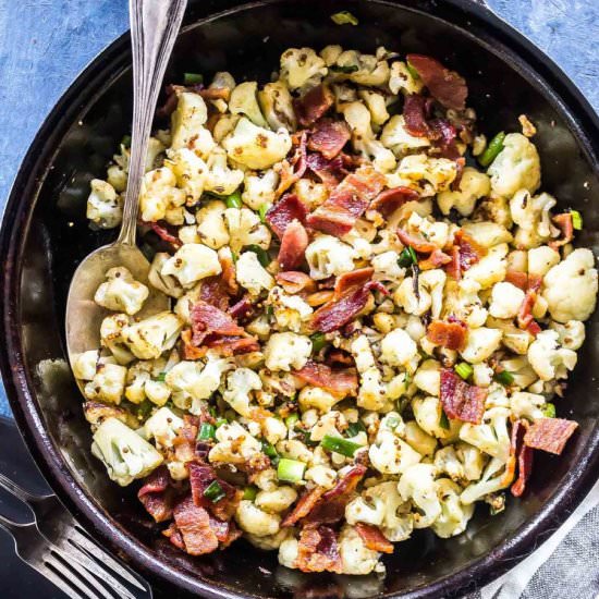 Keto German Cauliflower Salad