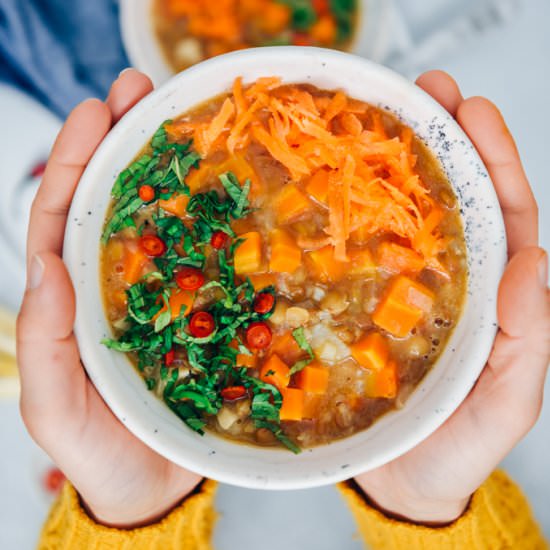 Vegan Carrot Soup Recipe