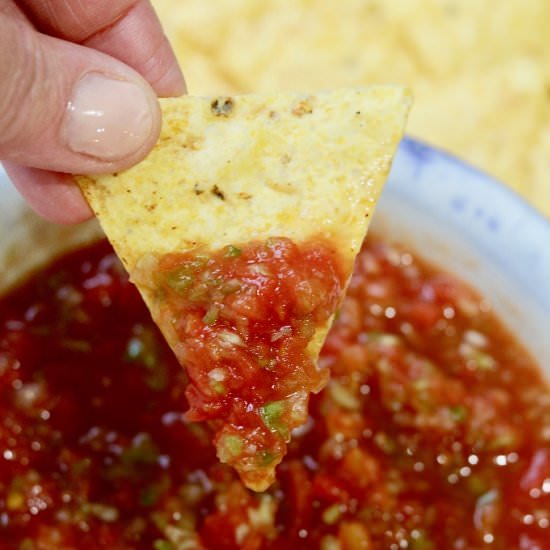 Quick Restaurant Style Salsa