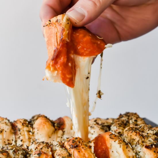 Easy Pizza Pull Apart Bread