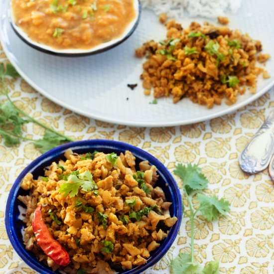 Vegan Cauliflower Scramble