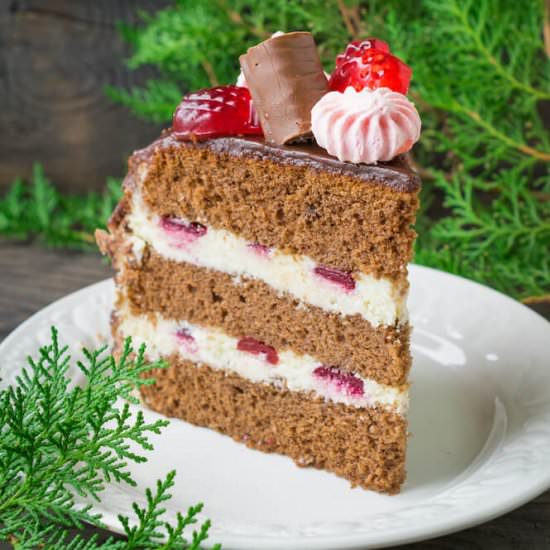 Chocolate Cherry Cake