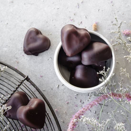 Raspberry Chocolate Jellies