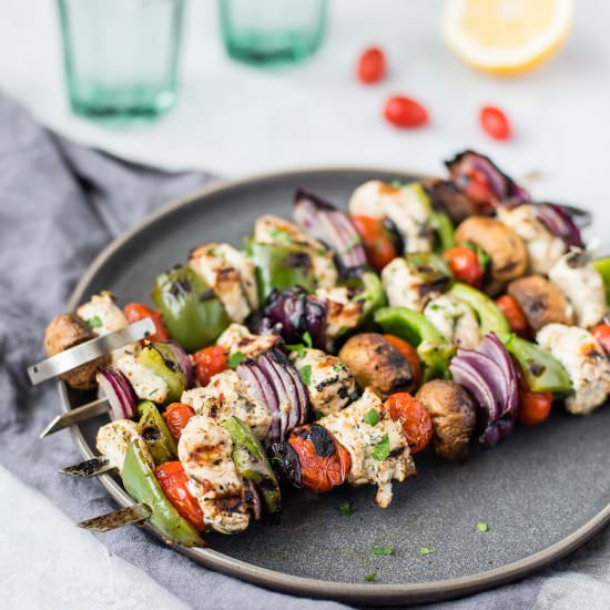 Greek Chicken Kabobs