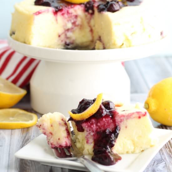 Lemon Blueberry Cheesecake