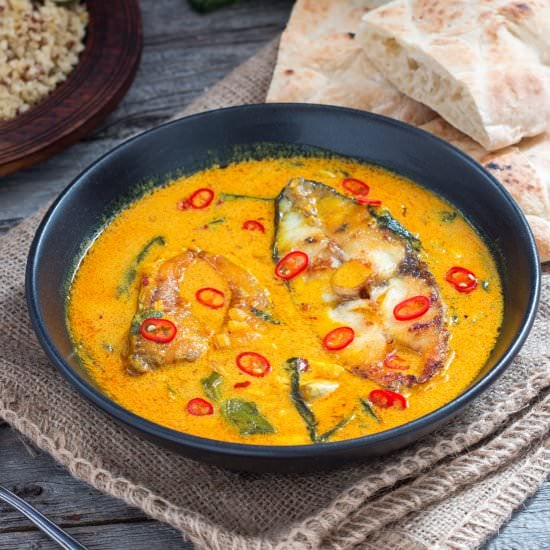 Mediterranean fish curry