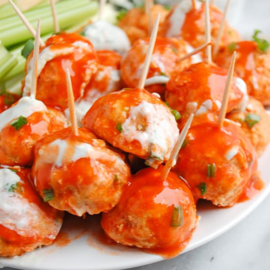 Buffalo Chicken Meatballs