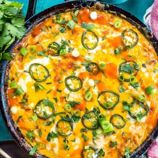 Keto Buffalo Chicken Casserole