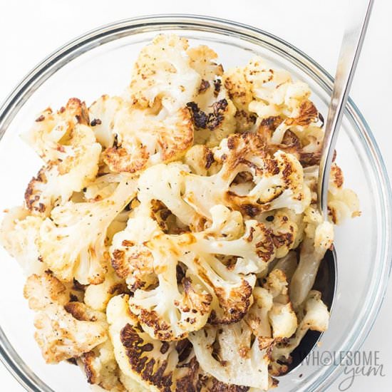 Roasted Garlic Cauliflower