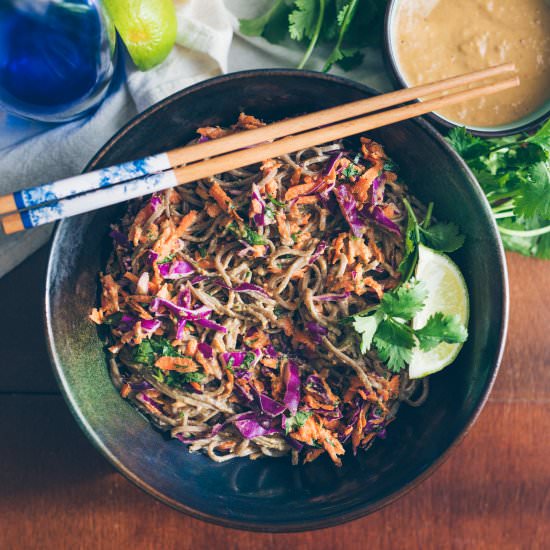 Soba Noodles with Peanut Sauce