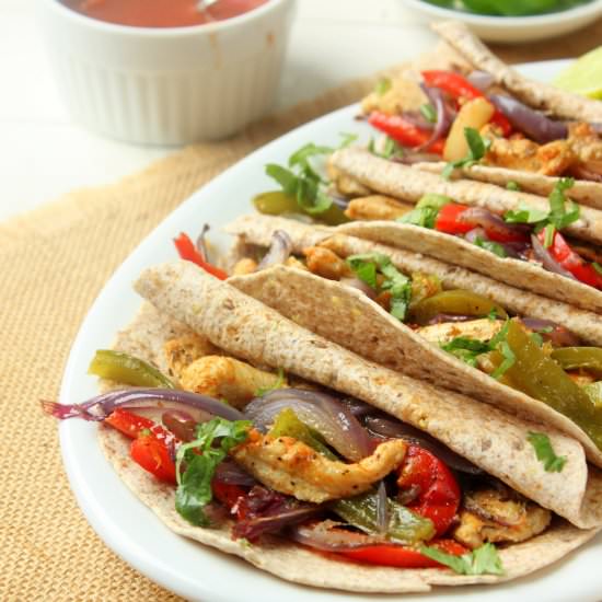 Baked Chicken Fajitas
