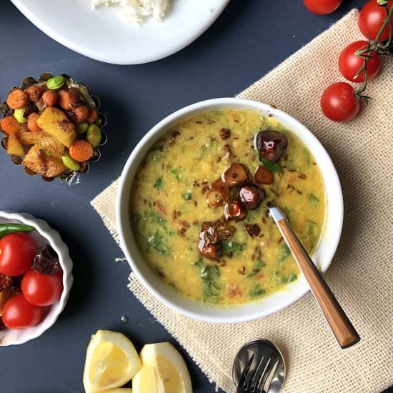 Daal Palak (Spinach and Lentils)