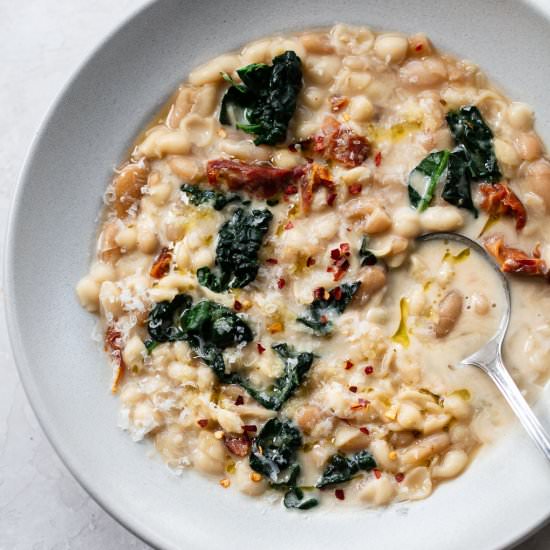 creamy pasta fagioli