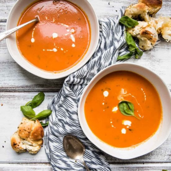 Creamy Tomato Basil Soup