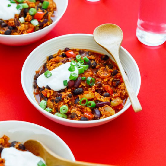 Vegan Tempeh Chili